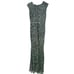 MAC DUGGAL Dress Size 2 Evening Gown Sequin Beaded Forest Green NEW Cap Sleeve