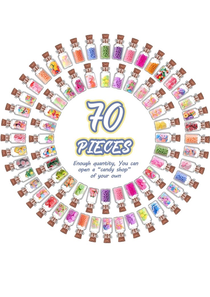 70 Pieces Cute Miniature