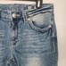 Miss Me Jeans 28 Boyfriend Capri Medium Wash Denim Distressed Flap Pockets