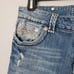 Miss Me Jeans 28 Boyfriend Capri Medium Wash Denim Distressed Flap Pockets