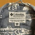 Columbia Fish Pattern Short Sleeve Shirt XXL