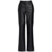 Good American Good Boy Faux Leather Pants Black Icon Straight Leg 6 / 28