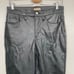 Good American Good Boy Faux Leather Pants Black Icon Straight Leg 6 / 28