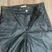 Good American Good Boy Faux Leather Pants Black Icon Straight Leg 6 / 28
