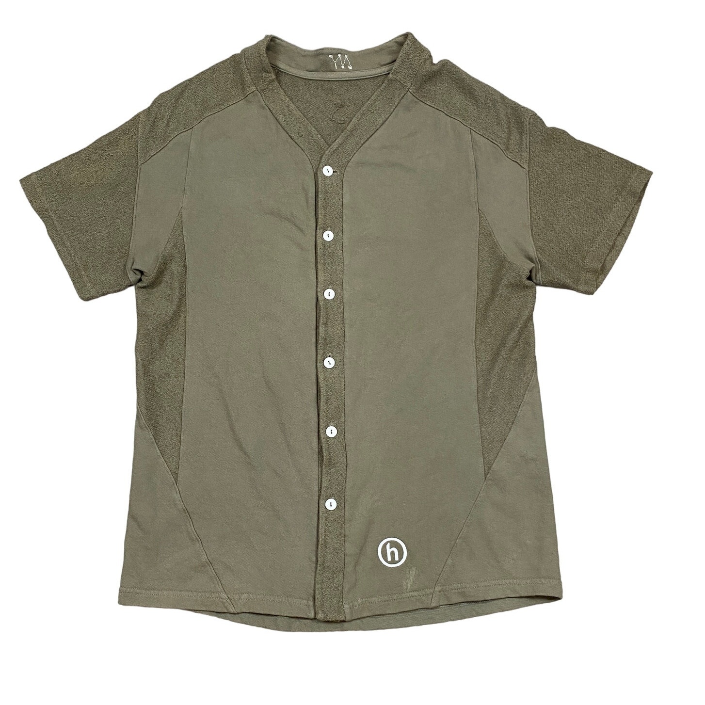 Hidden NY Baseball Terry Shirt Olive Green Men's L Streetwear