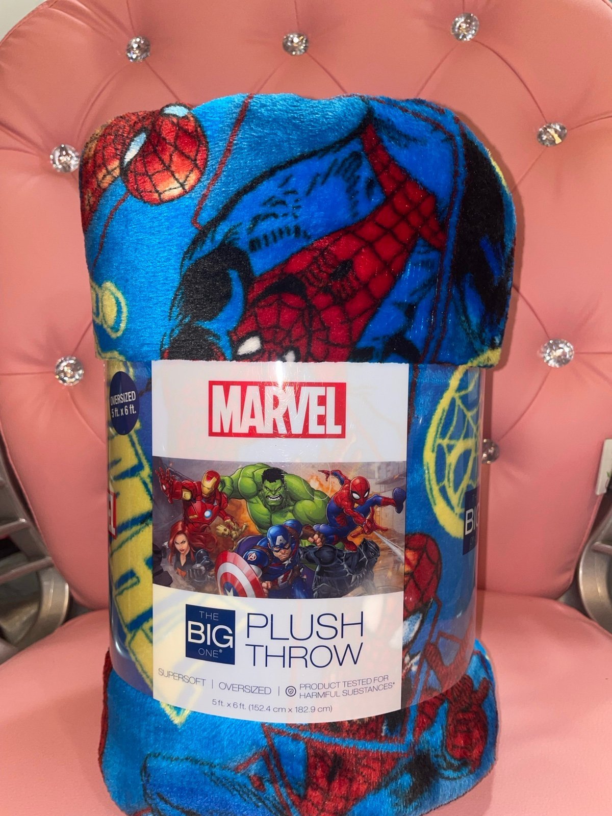 Spiderman Plush Throw