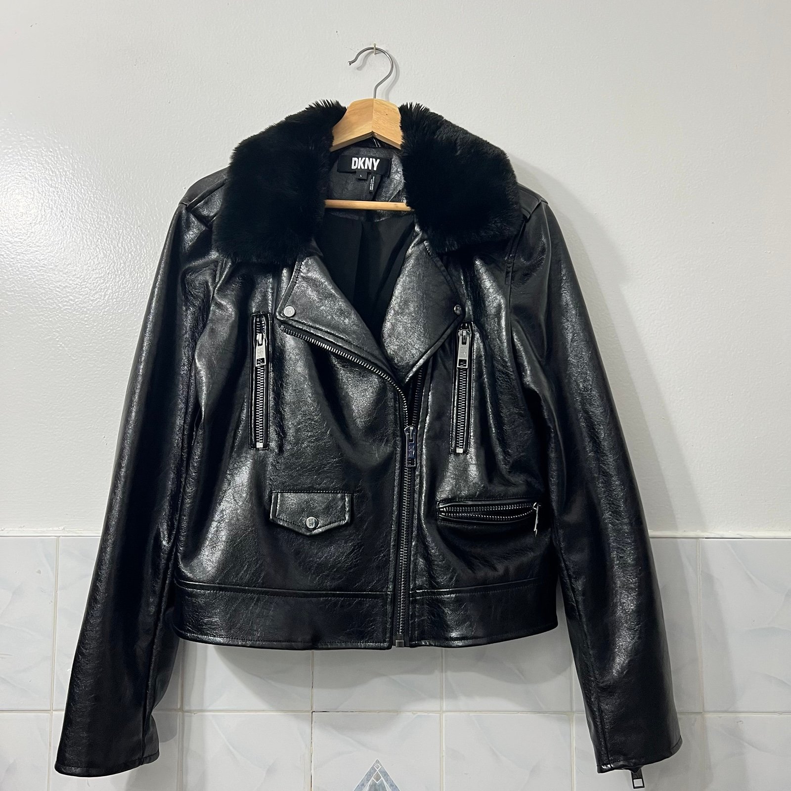 DKNY Black Motorcycle Coats & Jackets for Women | Mercari DKNY Black Motorcycle Coats & Jackets for Women | Mercari