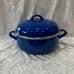 Blue enameled 5 Qt Dutch Oven with lid
