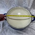 Blue enameled 5 Qt Dutch Oven with lid