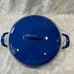 Blue enameled 5 Qt Dutch Oven with lid