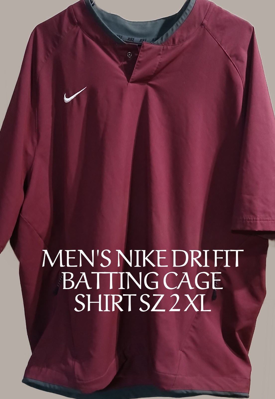 Men's Nike Dri Fit Batting Cage Shirt XXL