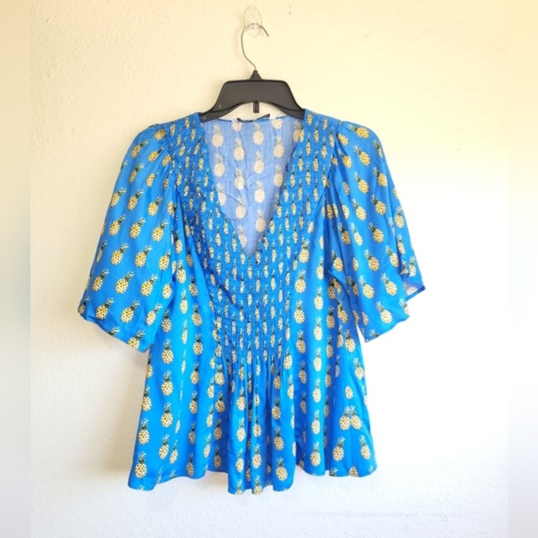 Zara pineapple cheap dress