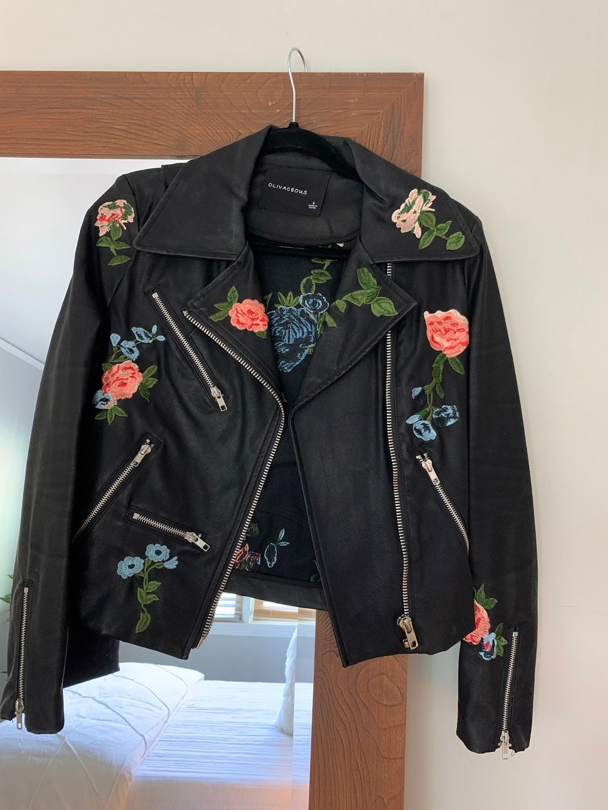 Faux Leather Jacket