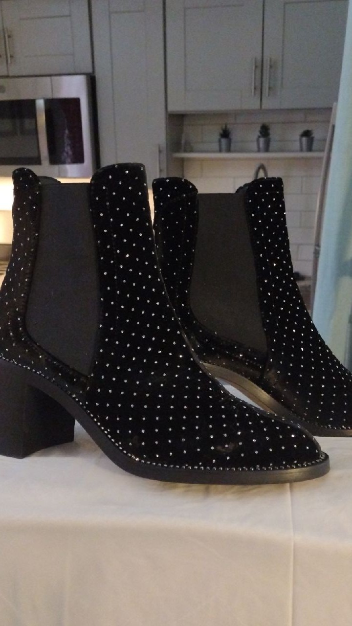 Jimmy Choo velvet boots