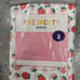 Pink strawberry TWIN sheet set