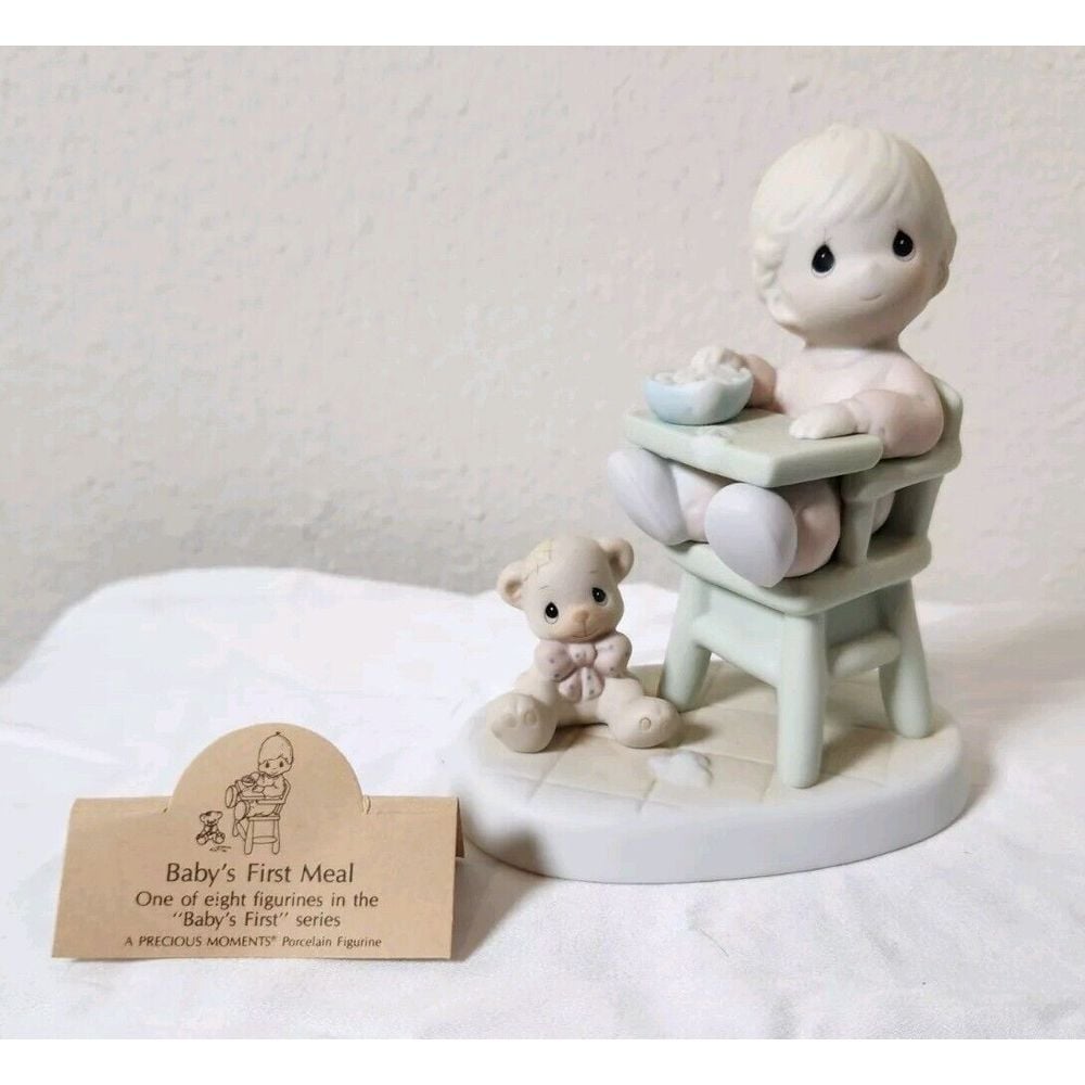 Precious Moments Baby's First Meal 524077 Babys First Series Vessel Symbol Box