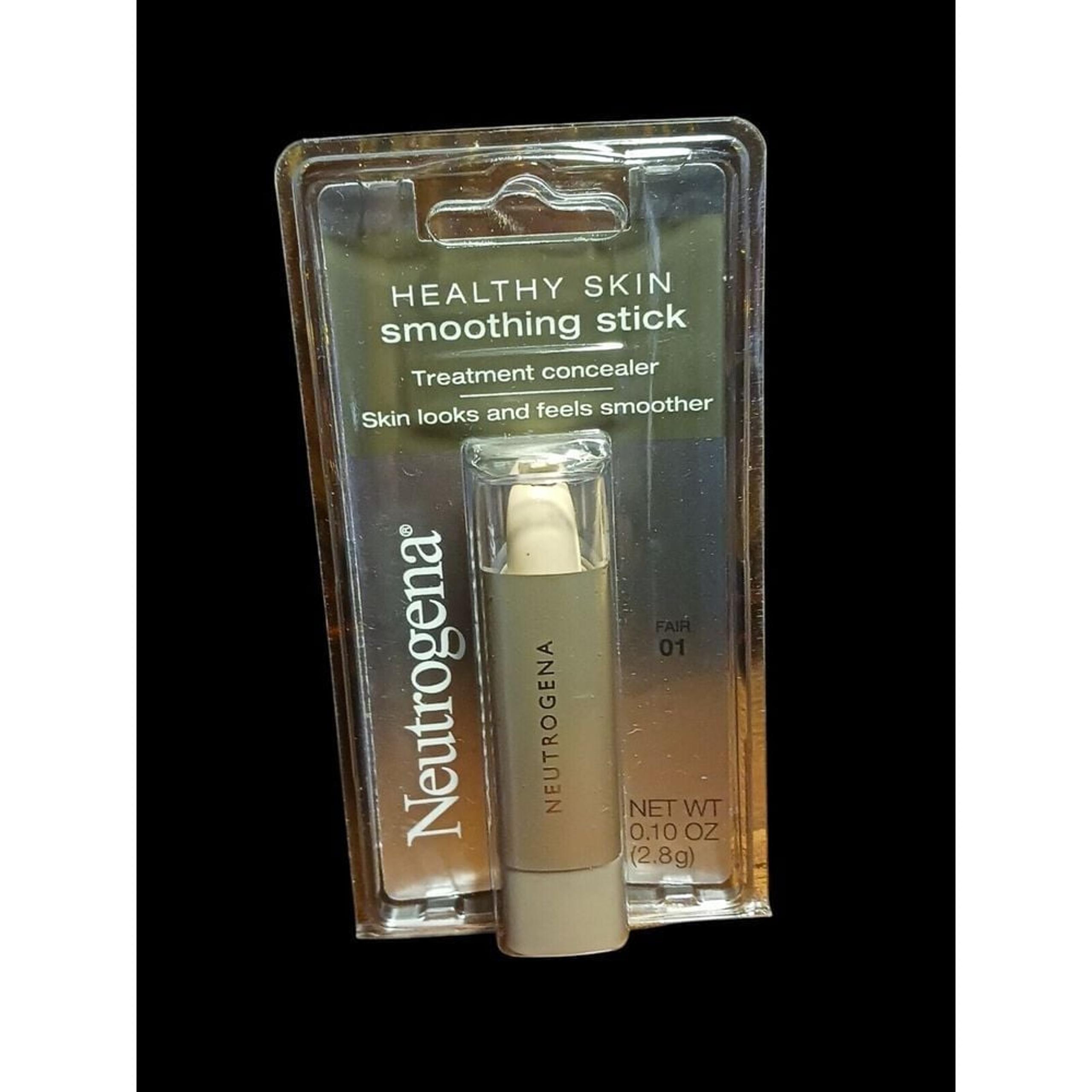 NEUTROGENA HEALTHY SKIN SMOOTHING STICK TREATMENT CONCEALER - FAIR 01 - 0.10 OZ