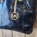 Michael Kors tote black patent leather, EUC,12 X 11 X 6