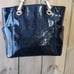 Michael Kors tote black patent leather, EUC,12 X 11 X 6