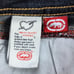 Eckored Denim Capri Jeans Womens Juniors size 9 Distressed Embroidered Buttons