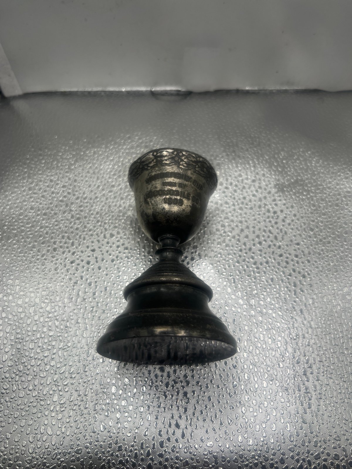 Vintage Vanderbilt Cup Won by Locomobile Co. 1908 Quadruple Silver Mark