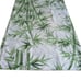 Vintage 70s Wamsutta Pillowcases Pair of 2 Standard Green Bamboo Bees USA Made