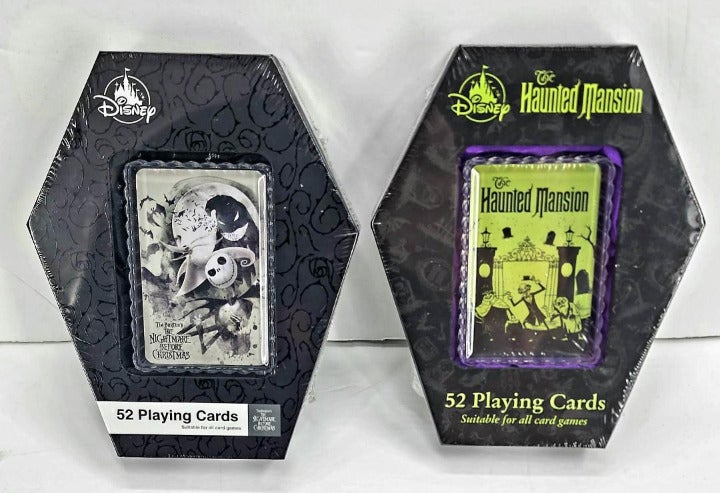 Disney Nightmare Before Christmas and Haunted Mansion Card Sets
