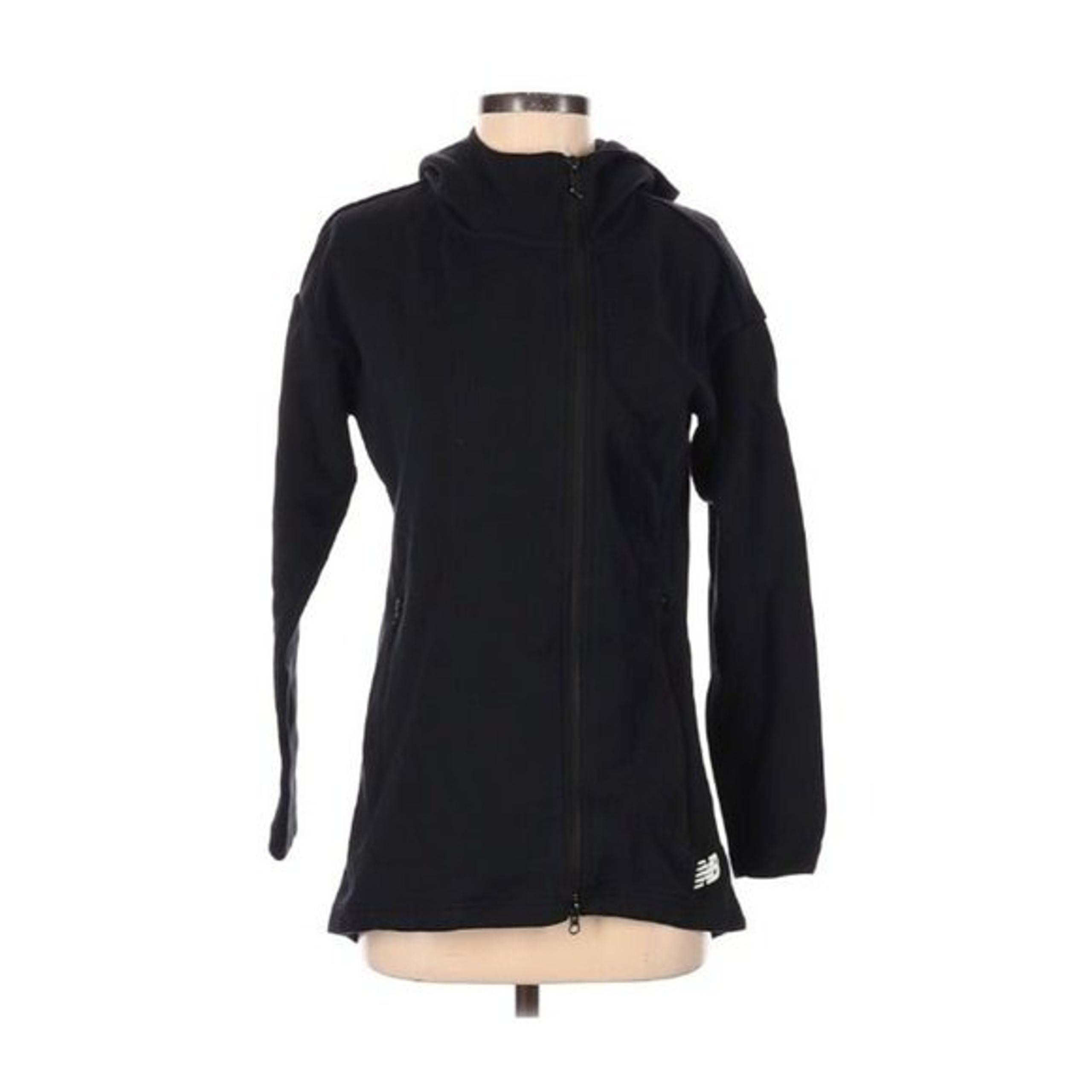New Balance Black Hooded Active Moto Jacket XS/S