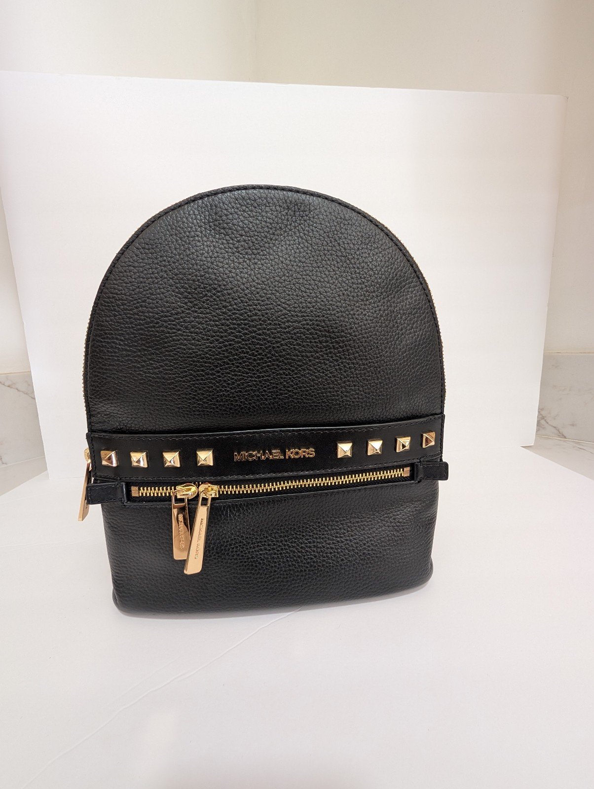 Michael Kors Medium Black Backpack