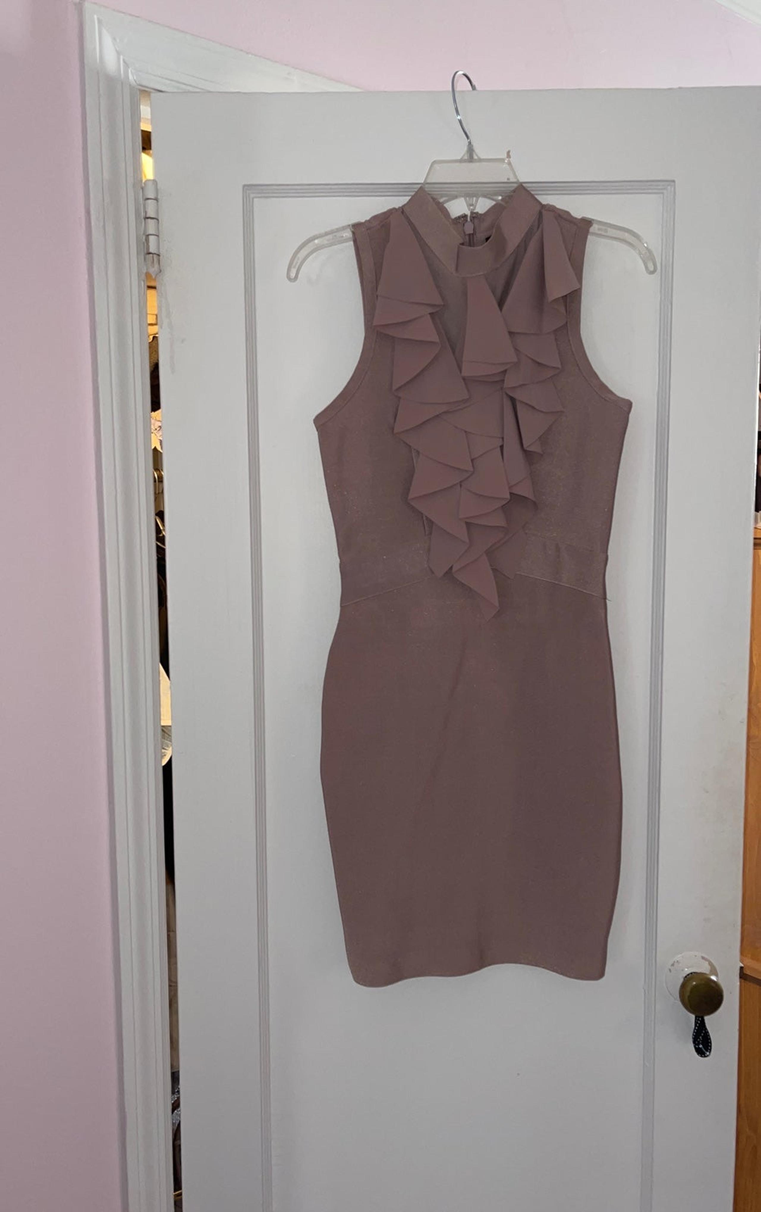 Wow Couture Bandage ruffle dress