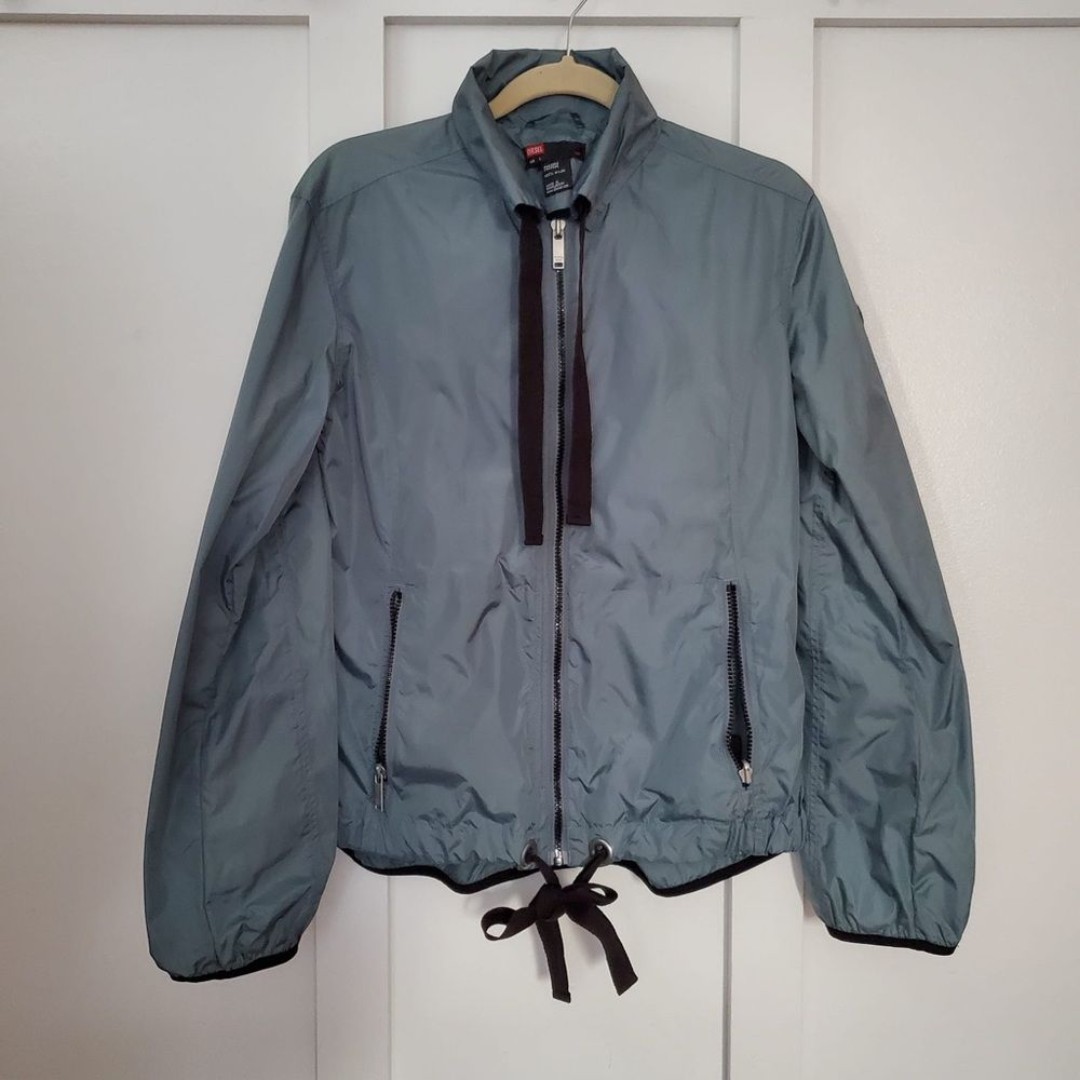 Diesel Women NYLON RAIN JACKET ,size L