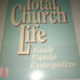 Total church life softback book used religion