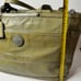 Coach Patent Leather Shoulder Bag Tote Large Roomy Tote Olive Green Color