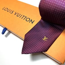 Excellent Condition Louis Vuitton Silk Tie 100%
