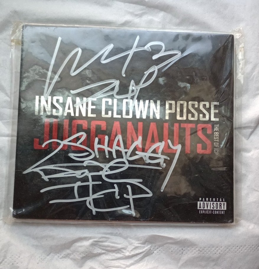 Insane Clown Posse Autographed JUGGANAUTS THE BEST OF ICP CD