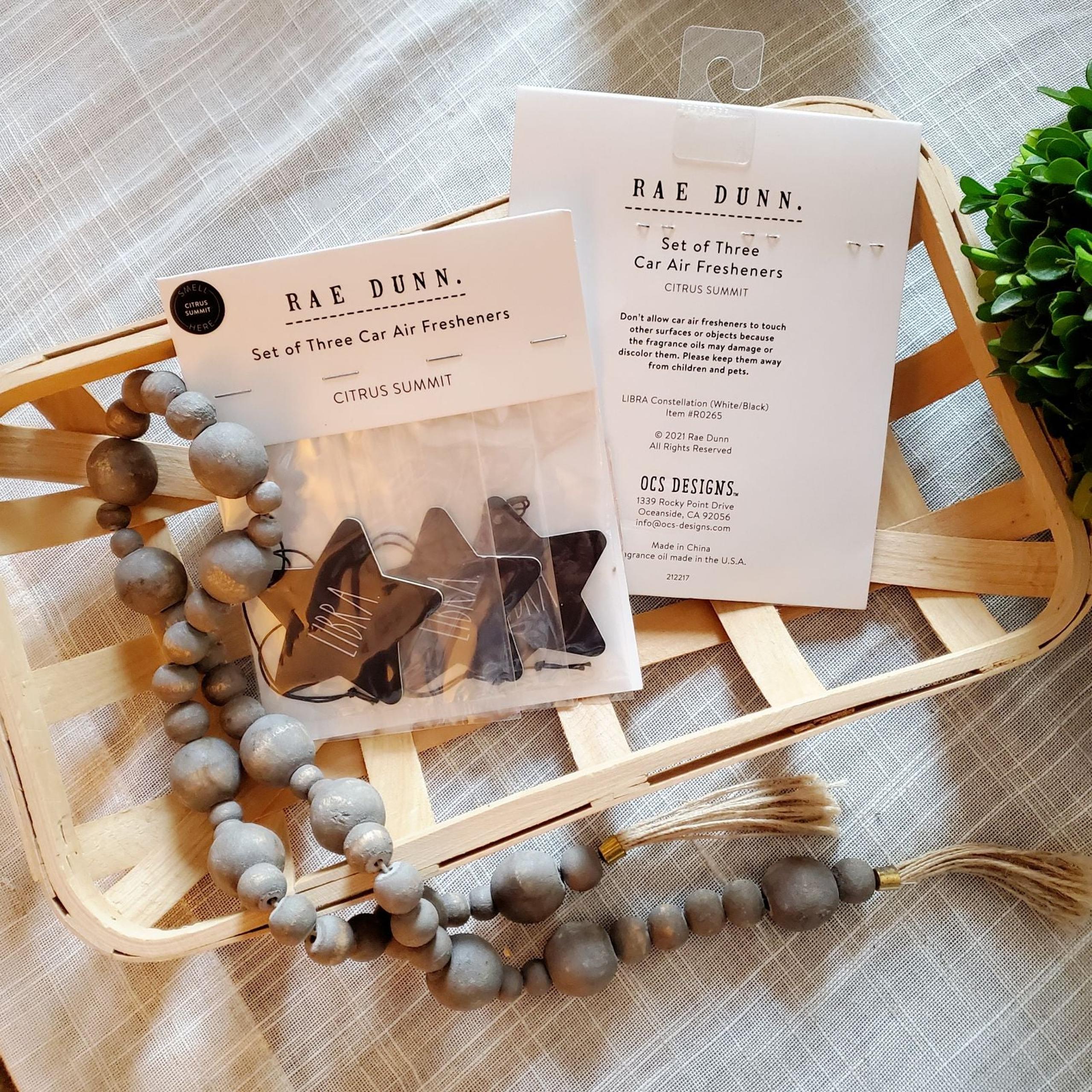 Rae Dunn 2 Pc LIBRA Air Fresheners Set