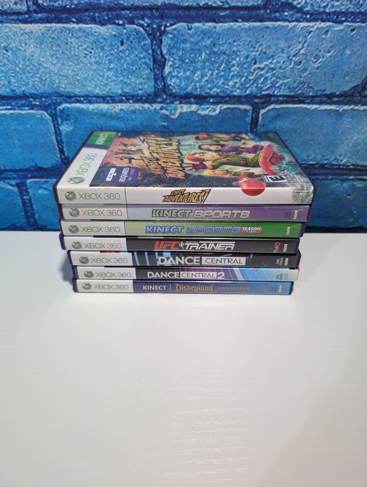 Lot of 7 Microsoft Xbox 360 Kinect Videogames