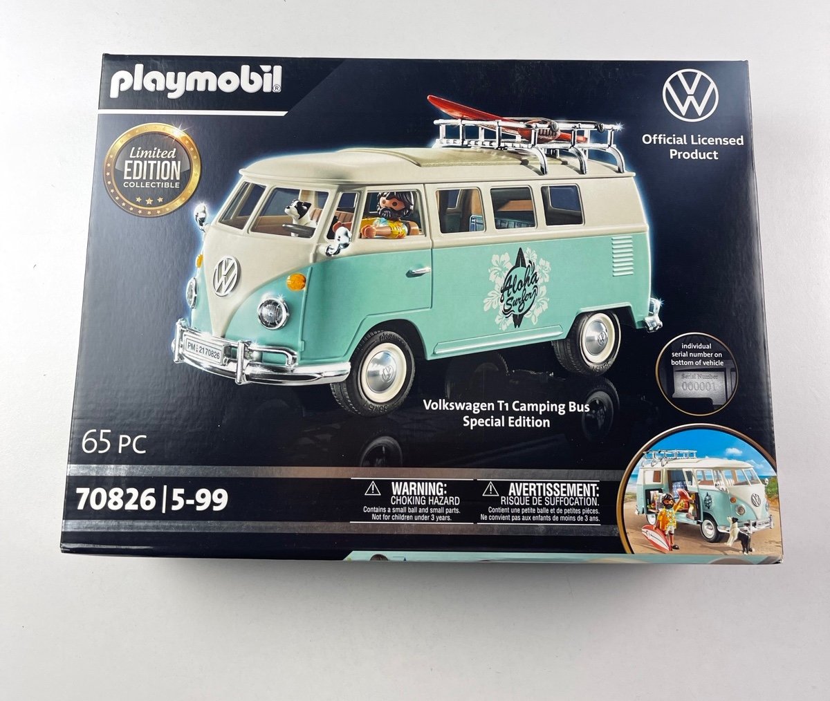 Playmobil 70826 Volkswagen T1 Camping Bus Special Edition Building Set Gift