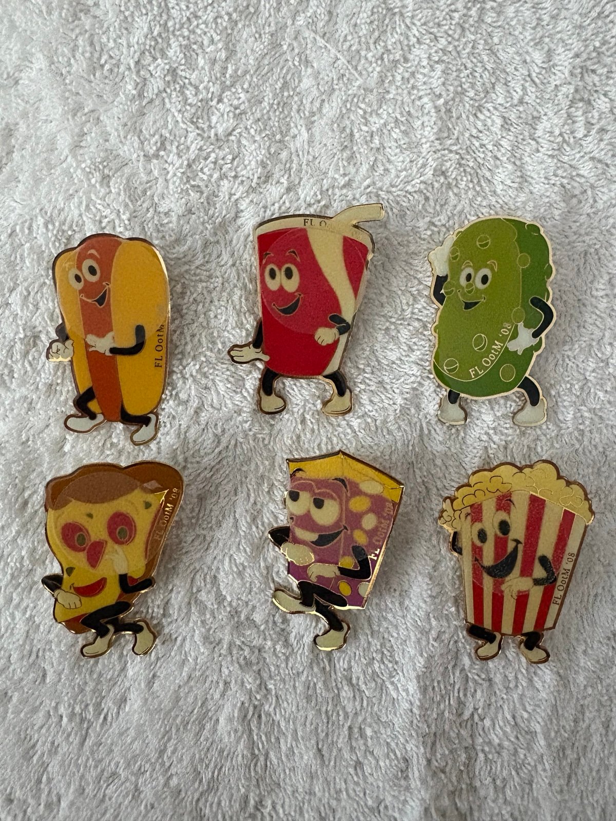 2008 WF Odyssey of the Mind - Florida - Scratch'n'Sniff Concession Set (6 Pins)