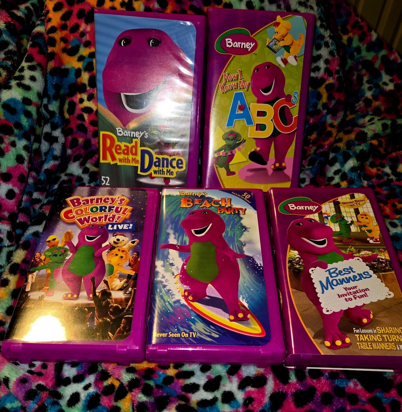 [VHS] Barney Lot 90s Vintage Rare - Must Haves!