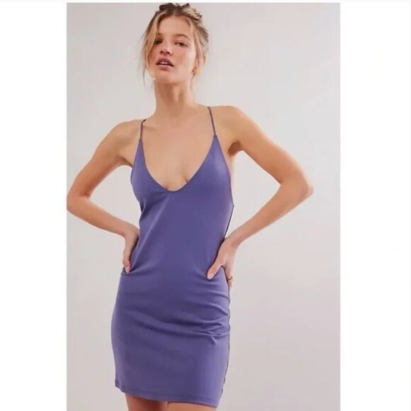 NWOT Free People X Intimately FP Made You Look Mini Slip Dress