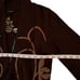 APART Sweater Wm Sz P Brown Embroidered with A Beautiful multicolor Pattern 0995