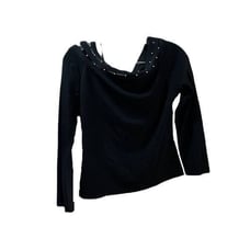 Cable & Gauge Pullover Shirt with Neckline Details Small