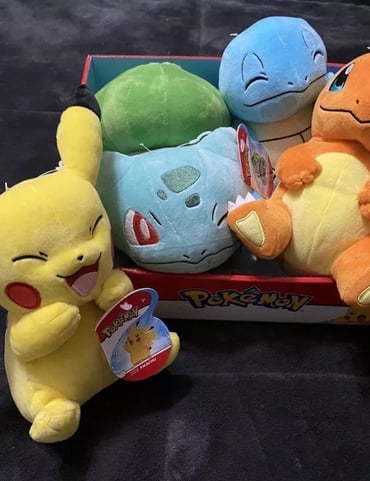 POKEMON WICKED COOL TOYS PLUSH SET NWT