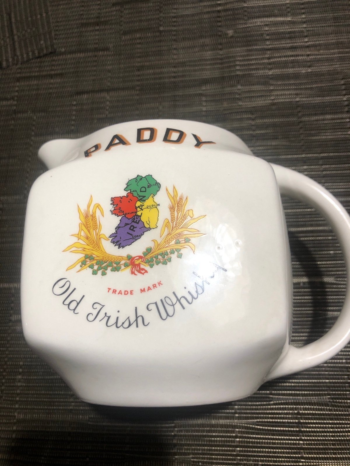 Arklow Paddy Old Whusky small 4” pitcher