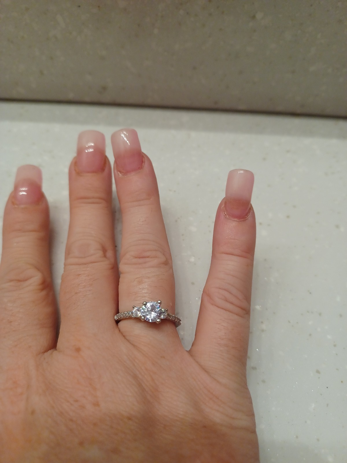 925 All Around diamond ring