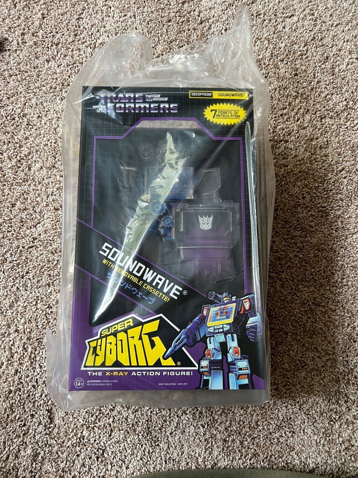 Transformers Super Cyborg -Soundwave Clear (MISB)