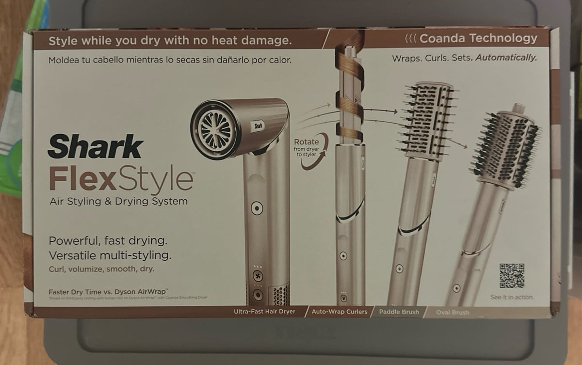 Shark flex style air styling & drying system