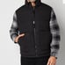 St John’s Bay Quilted Cargo Men’s Puffer Vest Black Size M