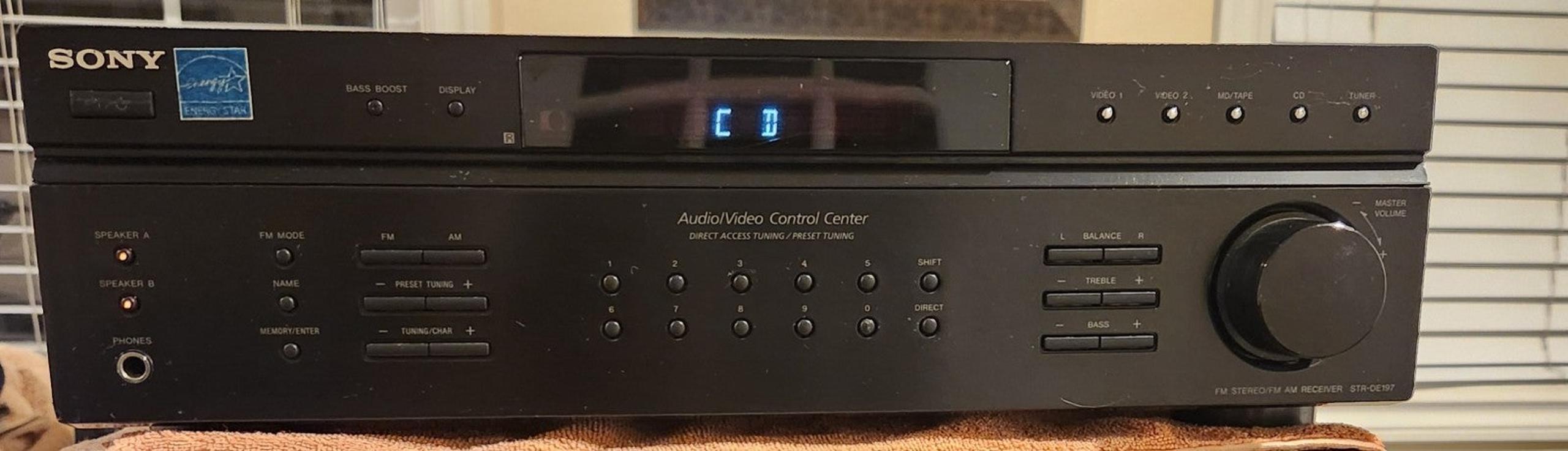 Sony STR-DE197 stereo receiver